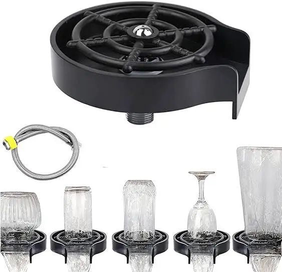 Glass Cup Washer Sink Glass Washer Whole Sale Matt Black